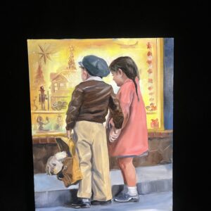 christmas window shopping
